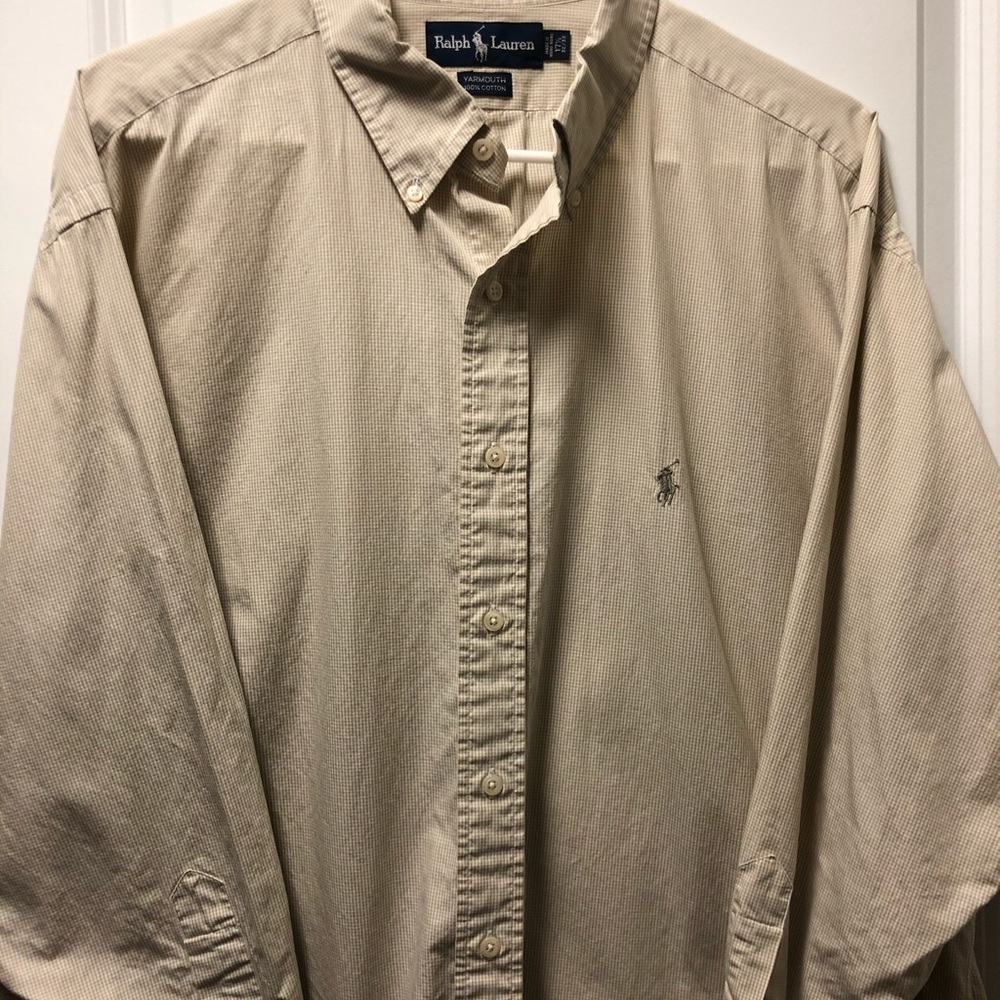 Ralph Lauren Long Sleeve Button Down - Size 17.5 32-33 - Minimal Wear